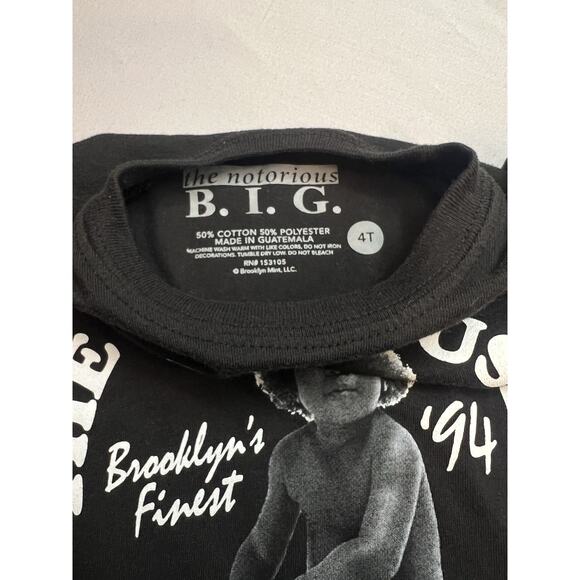 The Notorious B.I.G Toddler Short Sleeve T-Shirt 2T - Picture 3 of 3